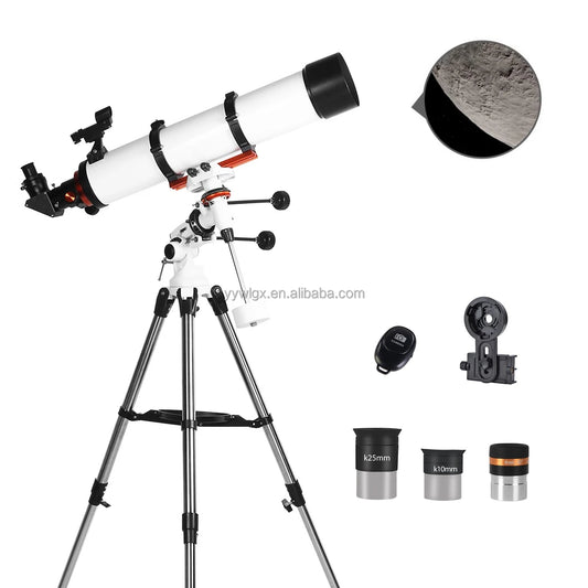 120900 2022 Hot Sale Outdoor Moon Sighting Zoom Telescope Portable Reflector Astronomical Telescope With EQ Mount